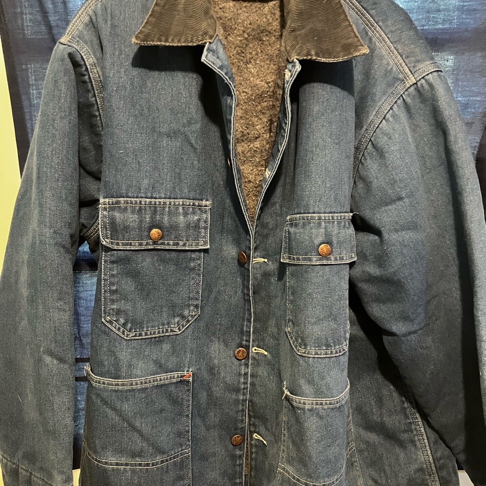 Big Mac JCPenney Vintage 
Men's Classic Blue Denim Field Jacket 3xl